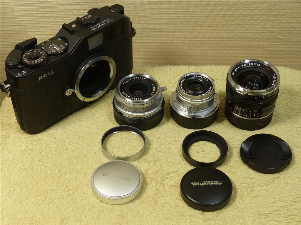 価格.com - 『左から、ｶﾗｰｽｺﾊﾟｰ28mmF3.5、同28mmF2.8、ﾋﾞｵｺﾞﾝ