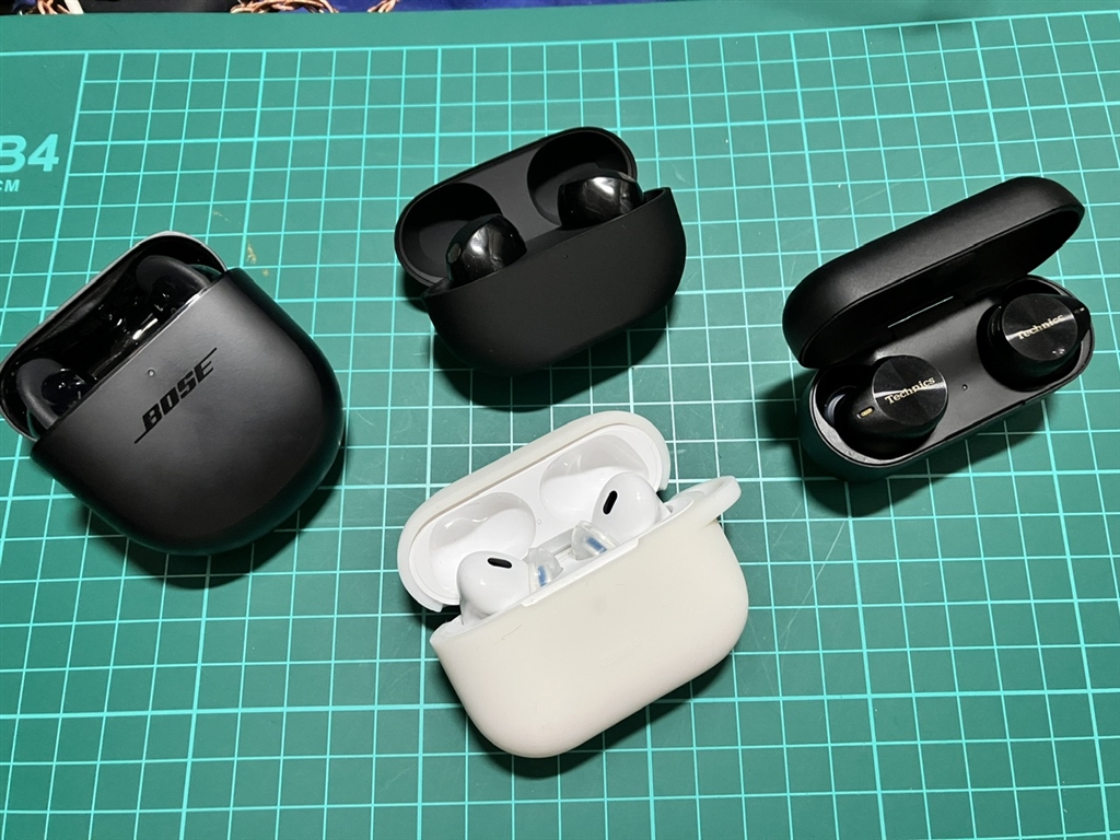 価格.com - 『左側からBOSE>>XM5=AirPods pro>> TechnicsAZ80』SONY WF 