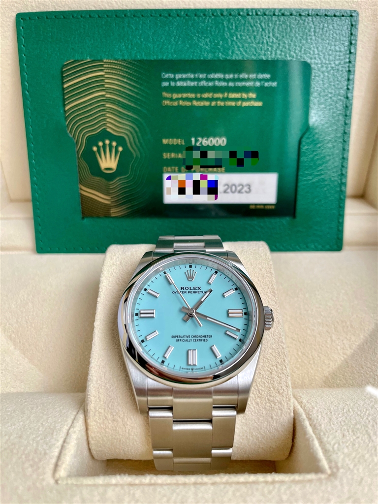 カプリウォッチ　キラキラ稼働中 価格.com - ロレックス オイスター パーペチュアル 126000 [オイスター