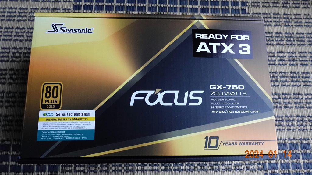 価格.com - 『箱』Seasonic FOCUS GX-750 ATX 3.0 SSR-750FX3 夏