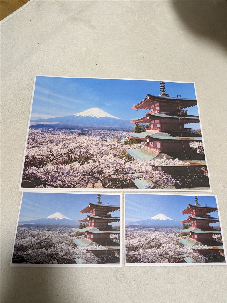 価格.com - 『A4普通紙に高画質印刷したものと、インクジェットはがき