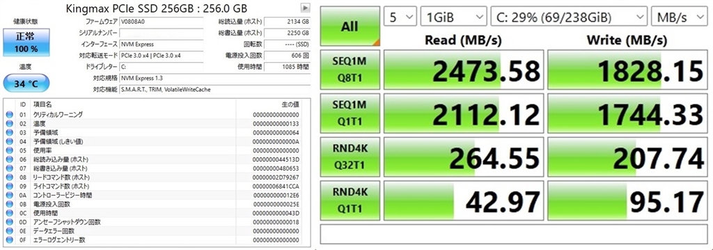 大量まとめ【説明欄必読】クオシク16枚➕キラのみ200枚以上オマケ付 価格.com - KINGMAX KMPQ3480-256G4 両津テツさんのレビュー