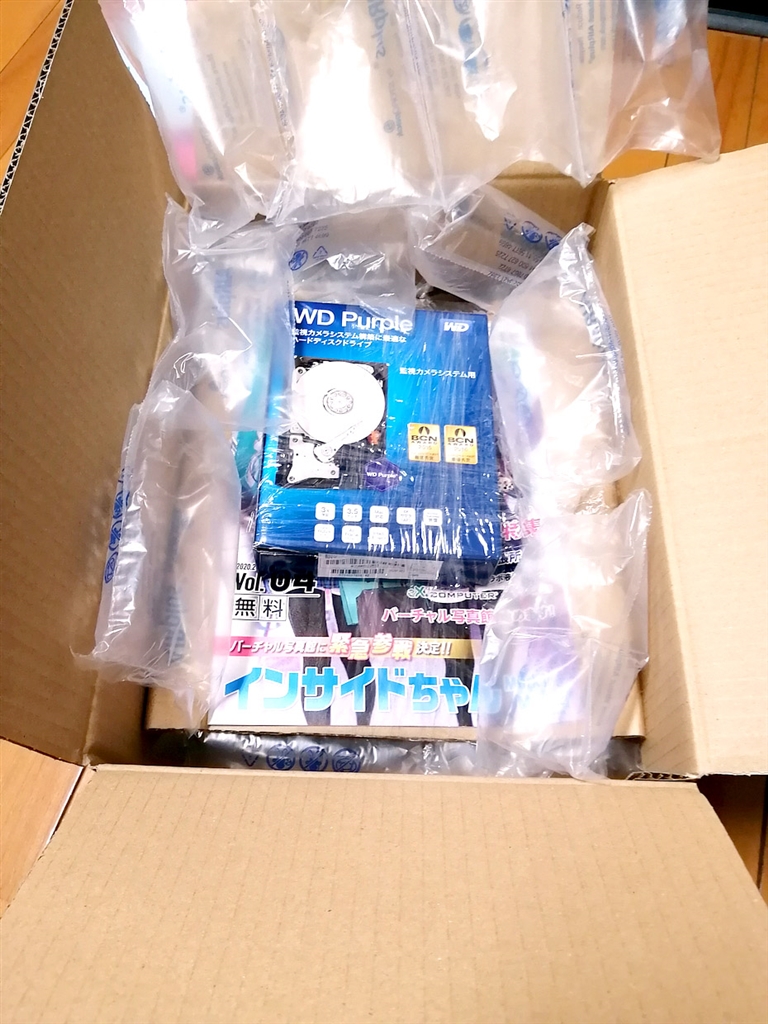 価格.com - 『ツクモで買ったら緩衝材たっぷりの丁寧な梱包で届きまし