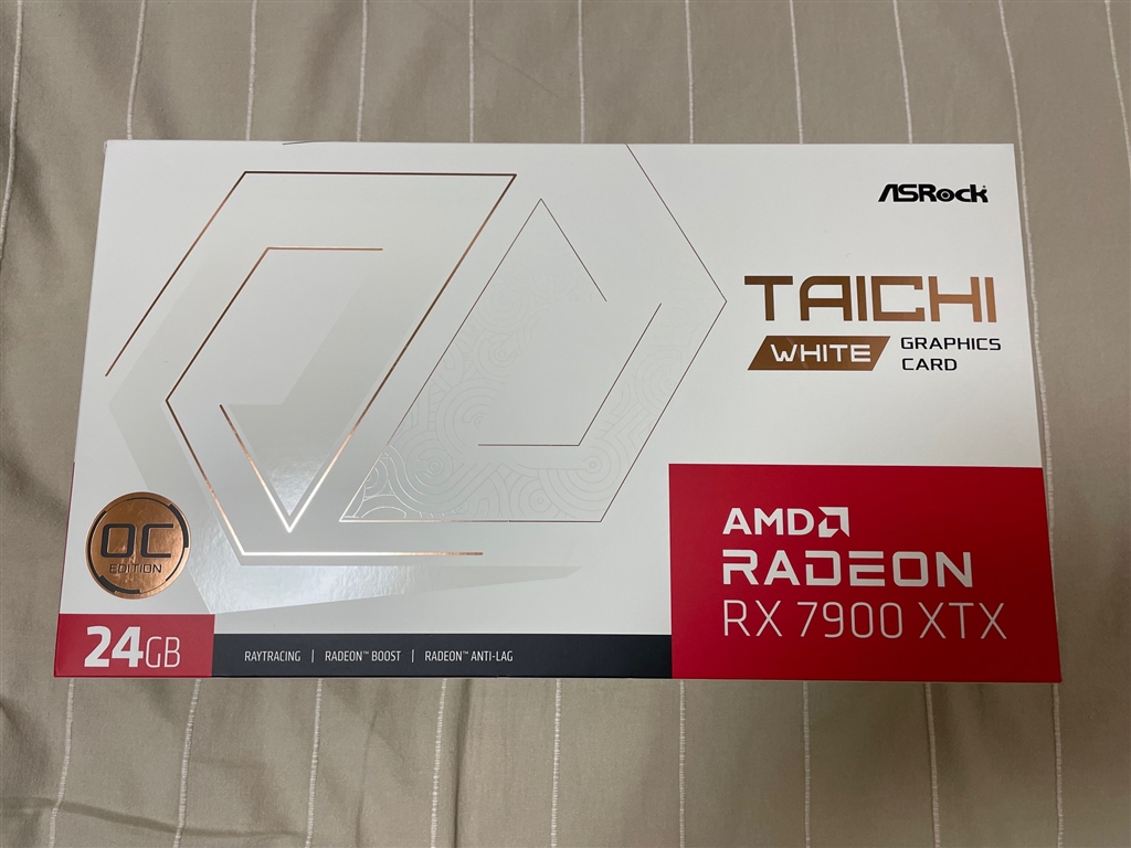 価格.com - ASRock Radeon RX 7900 XTX Taichi White 24GB OC [PCIExp