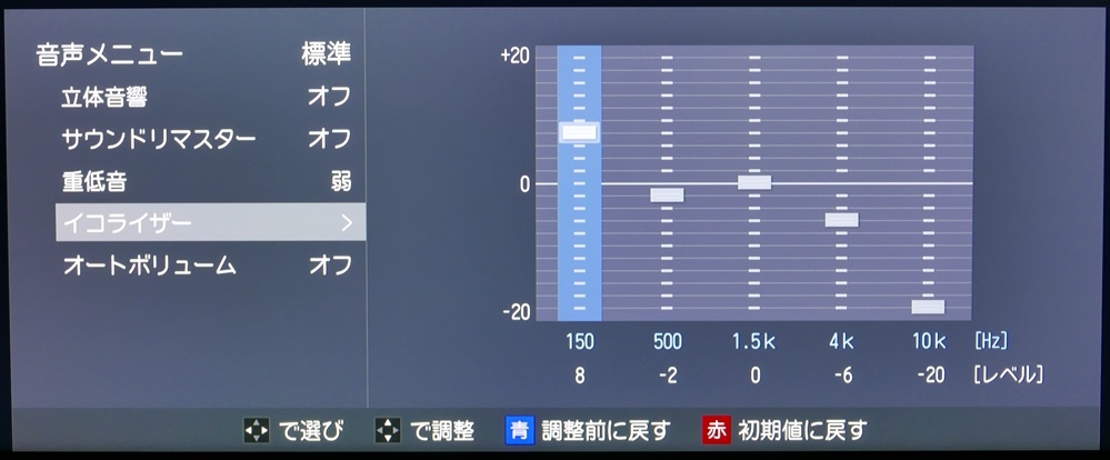 価格.com - 『イコライザ設定。トップツイーターは5』TVS REGZA REGZA