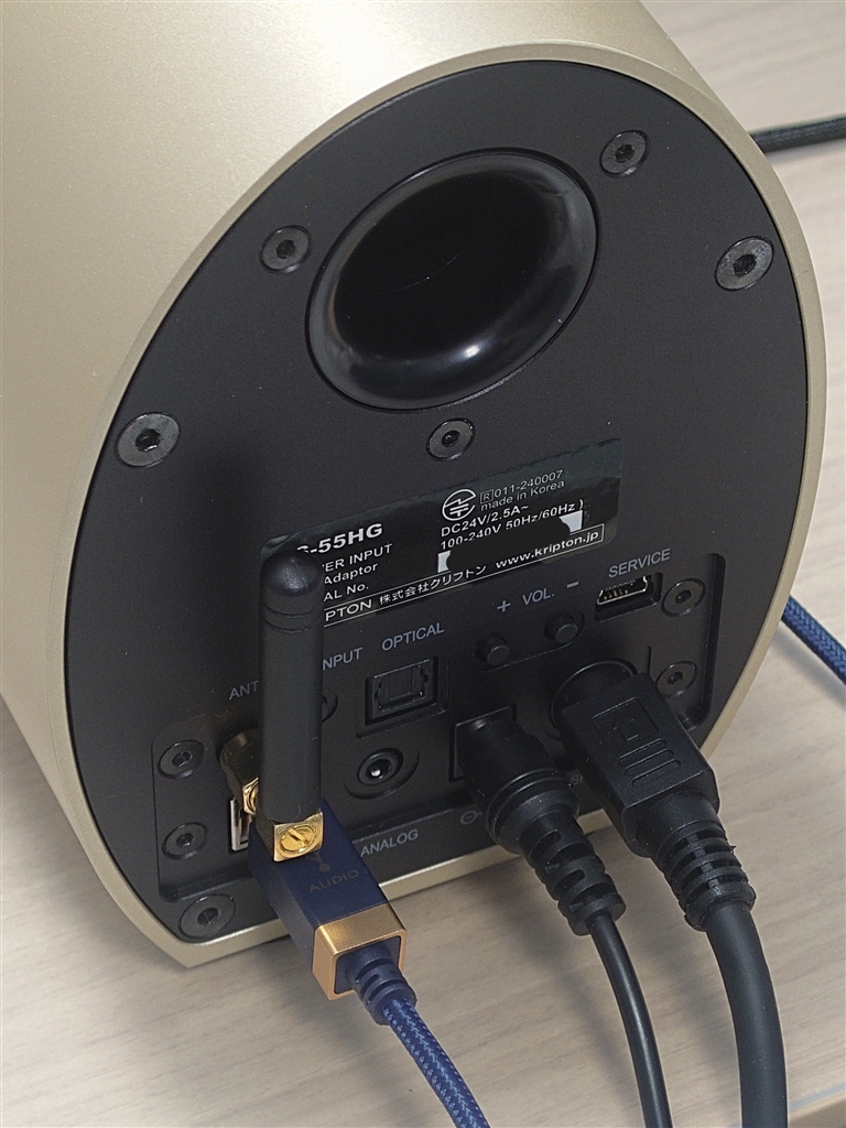 価格.com - 『背面コネクタ部写真』KRIPTON KS-55HG /G [ゴールド