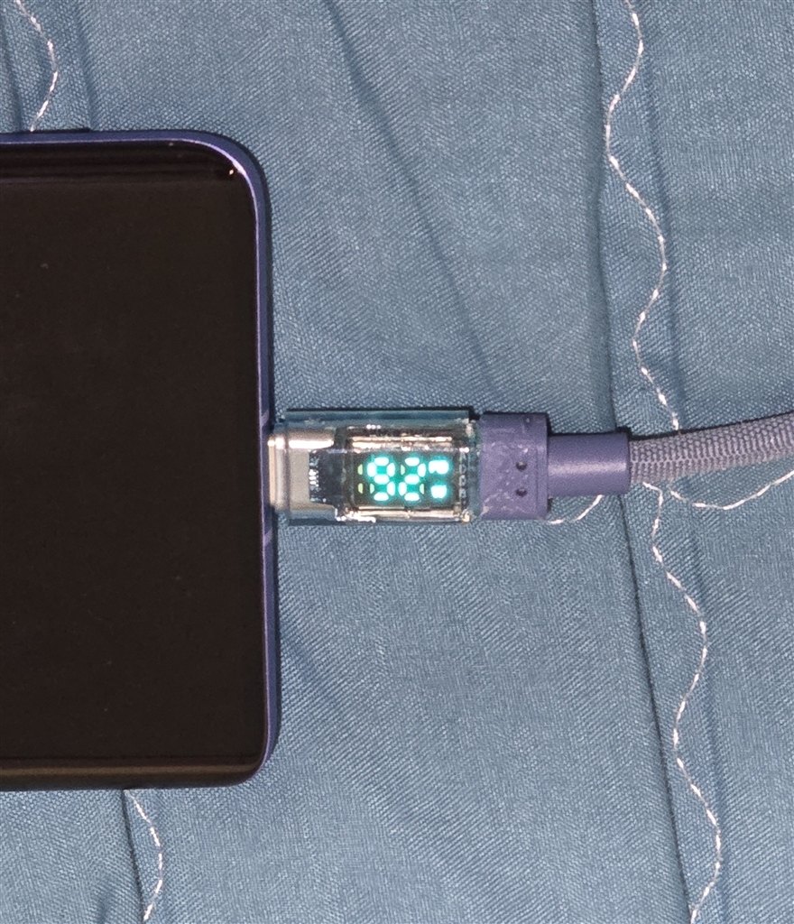 価格.com - 『非純正100WPPS対応充電器での充電』MOTOROLA edge 価格.com - 『非純正100WPPS対応充電器での充電』MOTOROLA edge