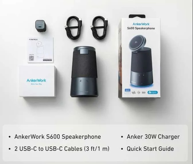 AnkerWork ワイヤレススピーカー ブラック 価格.com - 『AnkerWork S600 パッケージ』ANKER AnkerWork S600