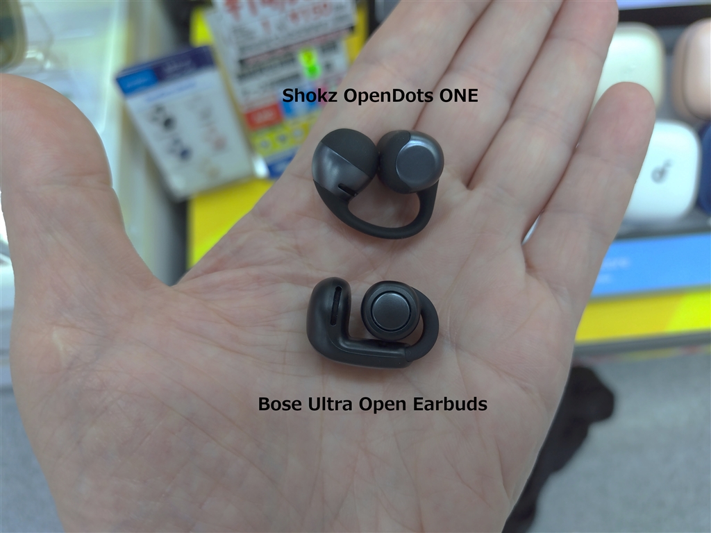 価格.com - 『Shokz OpenDots ONEとBose Ultra Open Earbudsの