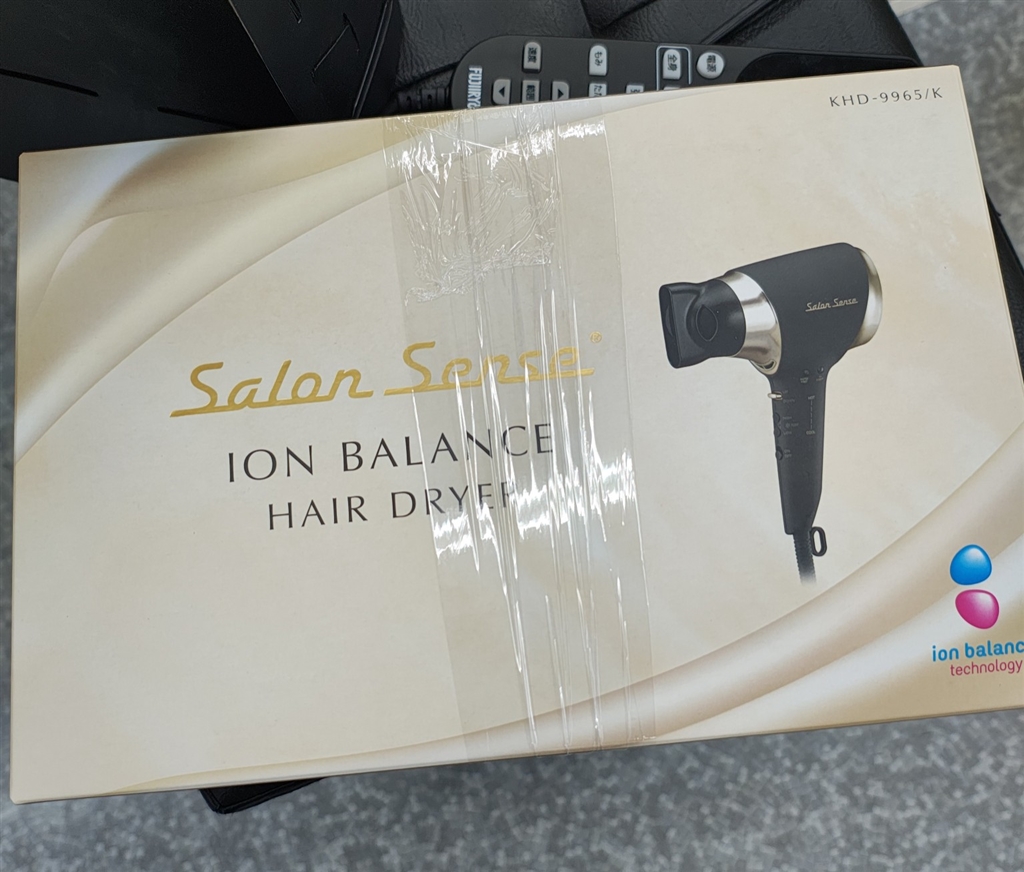 Salon Sense KHD-9965/K ブラック ヘアドライヤー サロンセンス SalonSense イオンバランスドライヤー KHD-9965/C