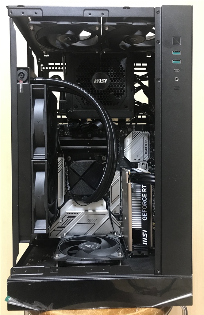 【値下げ】Deepcool CH270 DIGITAL ブラック PCケース DEEPCOOL CH270 DIGITAL R-CH270-BKNDM0-G-1 の通販 - カテゴリ