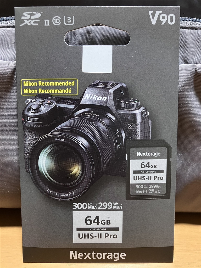 価格.com - 『パッケージはNikon Z6Ⅲ』Nextorage NX-F2PRO64G [64GB
