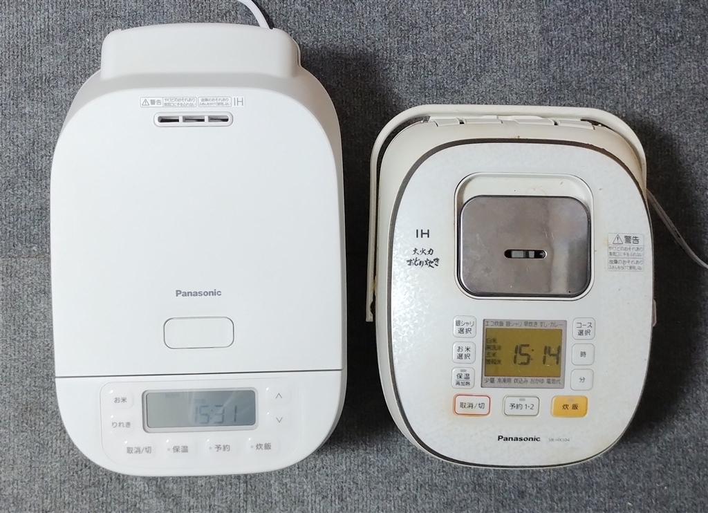 価格.com - 『←本機、我が家の旧炊飯器→』パナソニック SR-N210D-W