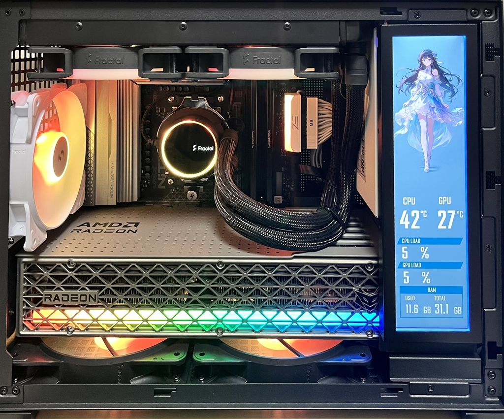 lianli 8.8インチ　iPS液晶ディスプレイ 価格.com - 『正面』LIAN LI 8.8 UNIVERSAL SCREEN SM088 LL-SM088X