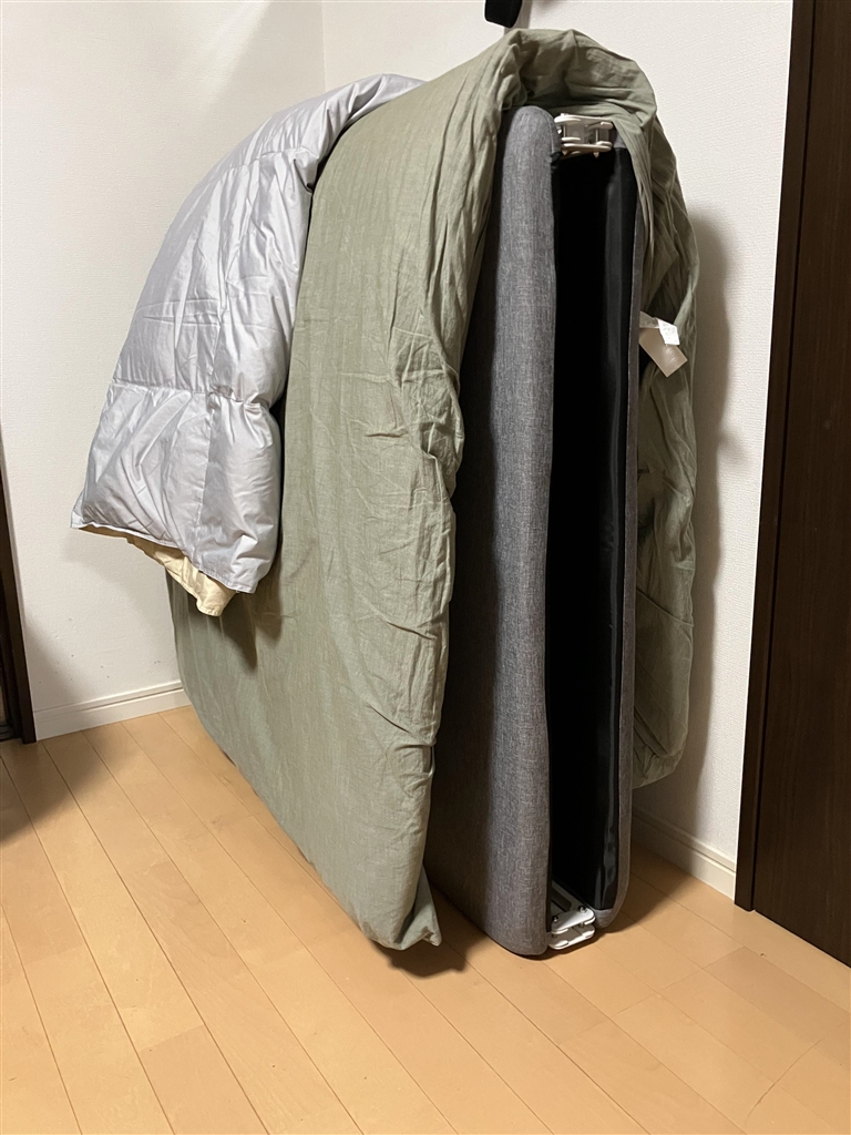 価格.com - 『敷き布団をのせてもそれほど圧迫感なし』山善 折りたたみ