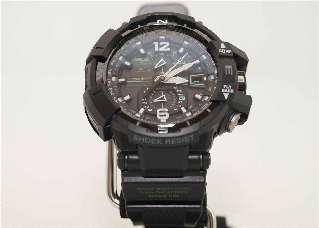 シュウサク カシオ G-SHOCK スカイコックピット　GW1100(緑) G-SHOCK SKY COCKPIT スカイコックピット GW-A1100-1A3JF メンズ