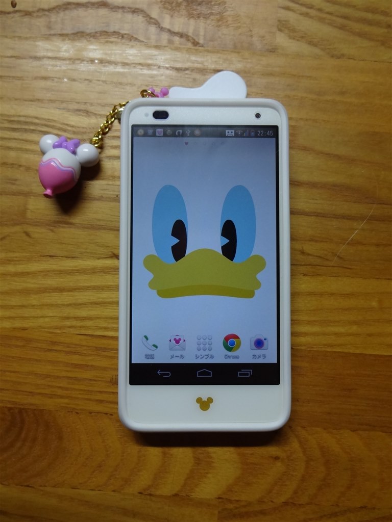 ガラケー スマホへの機種変です 京セラ Dm015k ディズニー モバイル Softbank Honey Yellow Asisさんのレビュー評価 評判 価格 Com