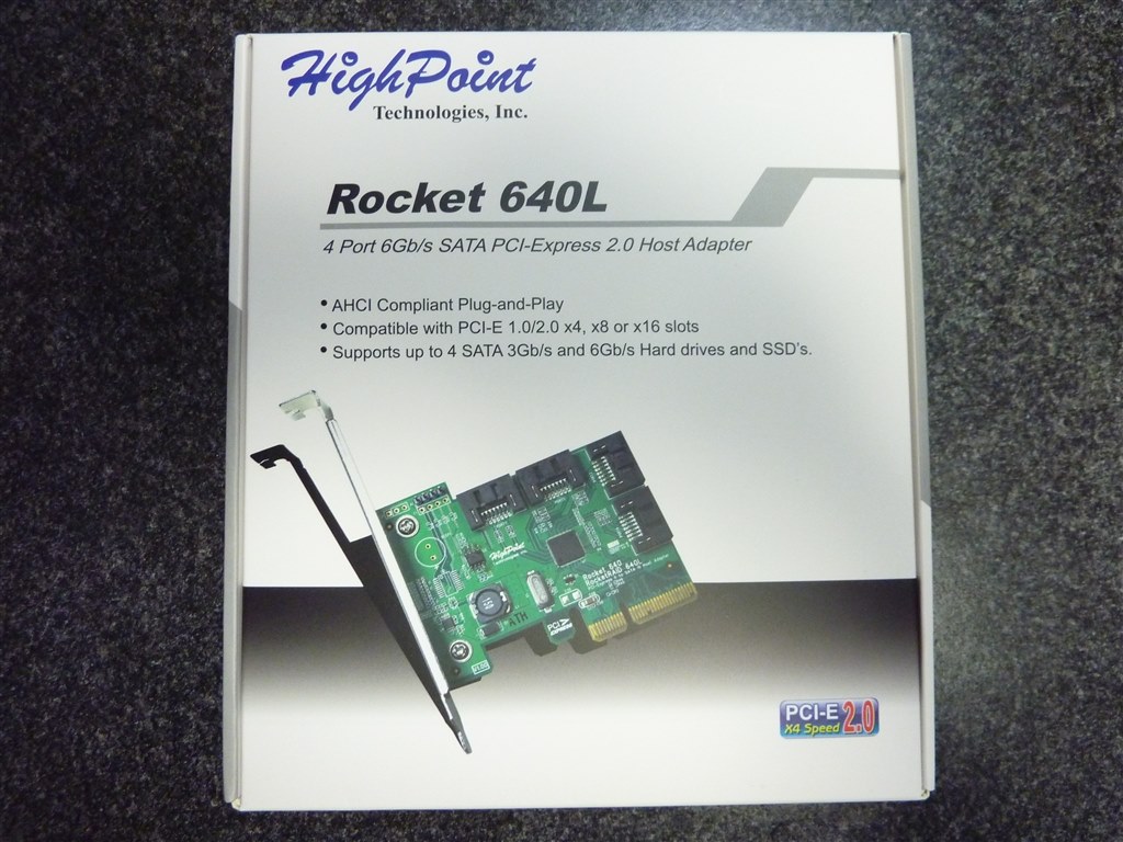 Rocket 640Lのレビュー』 HIGHPOINT Rocket 640L [SATA6Gb/s/RAID] の