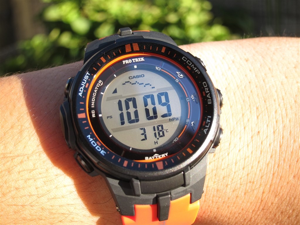 CASIO ソーラー式 PROTREK オレンジ PRW-3000-4JF タフソーラー プロ