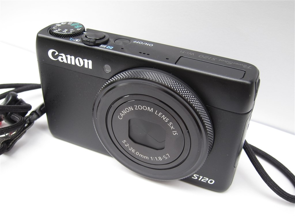 Canon PowerShot S120 ブラック 動作確認済み Canon PowerShot S120 Black 12.1MP 5x optical zoom Digital Camera