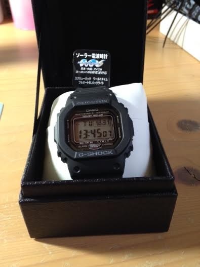 G-SHOCK GW-5000-1JF スクリューバッグ 箱付き G-SHOCK GW-5000U-1JF CASIO カシオ ジーショック gshock G