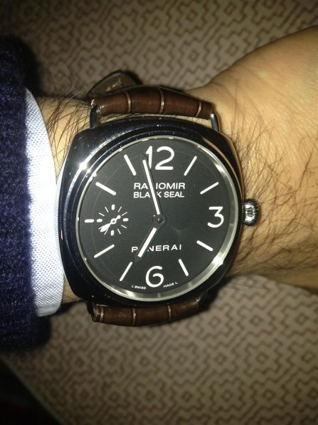 パネライ PAM00183 ラジオミール ブラックシール 45mm 手巻き レビュー