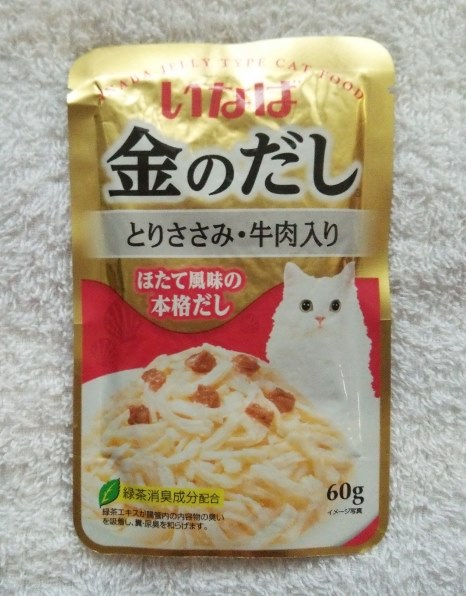 いなばペットフード 金のだし とりささみ・牛肉入り 60g 価格