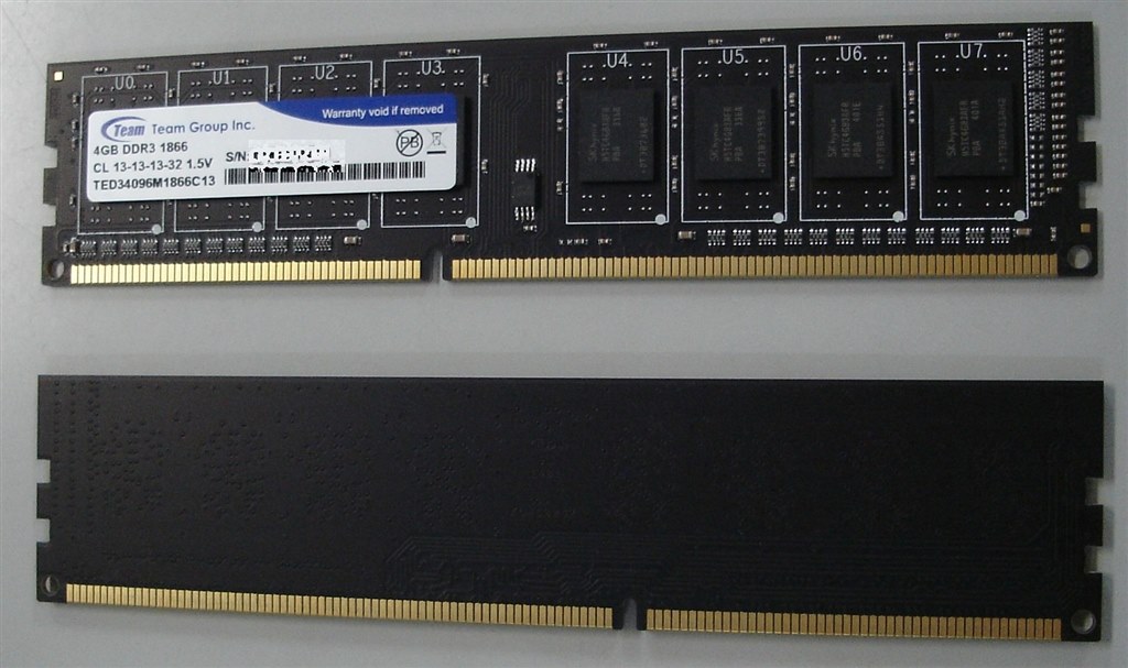 なぜか最安の上位規格品 2014 5 Team Ted38g1866c13dc Ddr3 Pc3 14900 4gb 2枚組 Takesi 38さんのレビュー評価 評判 価格 Com