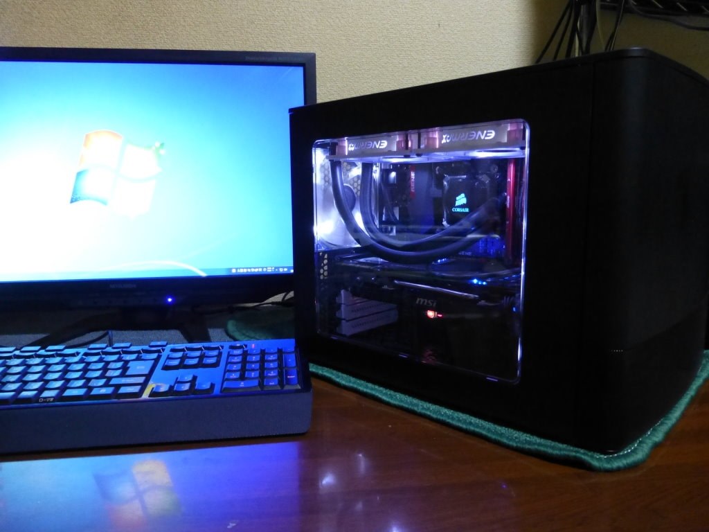 PCｹｰｽ(Micro ATX用) Fractal Design Node804電源注１