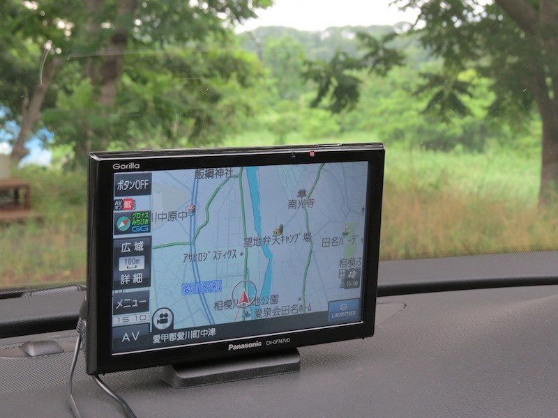 Panasonic Gorilla CN-GP747VD カーナビ 2014年 3衛星対応で自車位置は正確。ドライブカメラで旅の記録も撮れる