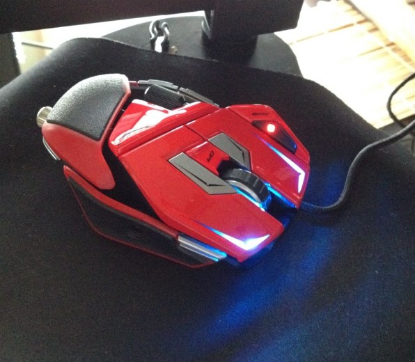 Mad Catz Cyborg M.M.O. 7 Gaming Mouse MC-MMO7R [グロッシーレッド