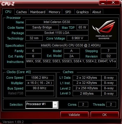 インテル Celeron G530 BOX 価格比較 - 価格.com