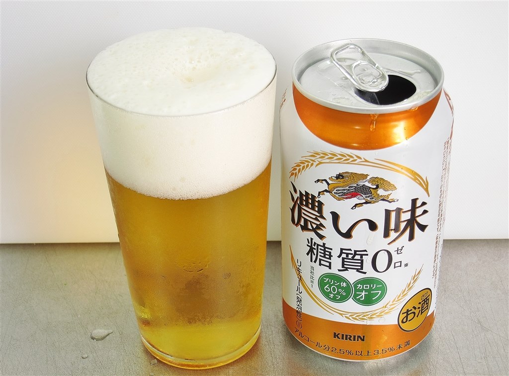 濃い味と言うよりは 薄くはない味 苦味は少なく飲み易い キリンビール 濃い味 糖質0 ゼロ 350ml 24缶 Hdmstさんのレビュー評価 評判 価格 Com