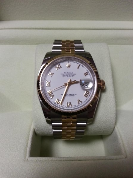 116233用ジュビリーブレス デイトジャスト 116233 シャンパン ジュビリーブレス/ ロレックス 時計