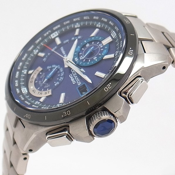 CASIO オシアナス OCW-T1000F-2AJF チタン ソーラー電波 www ...