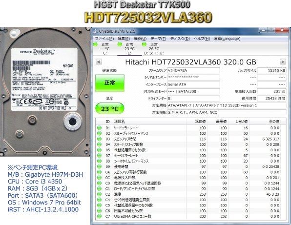 HGST HDT725032VLA360 (320G SATA300 7200) 価格比較 - 価格.com HGST HDT725032VLA360 (320G SATA300 7200) 価格比較 - 価格.com