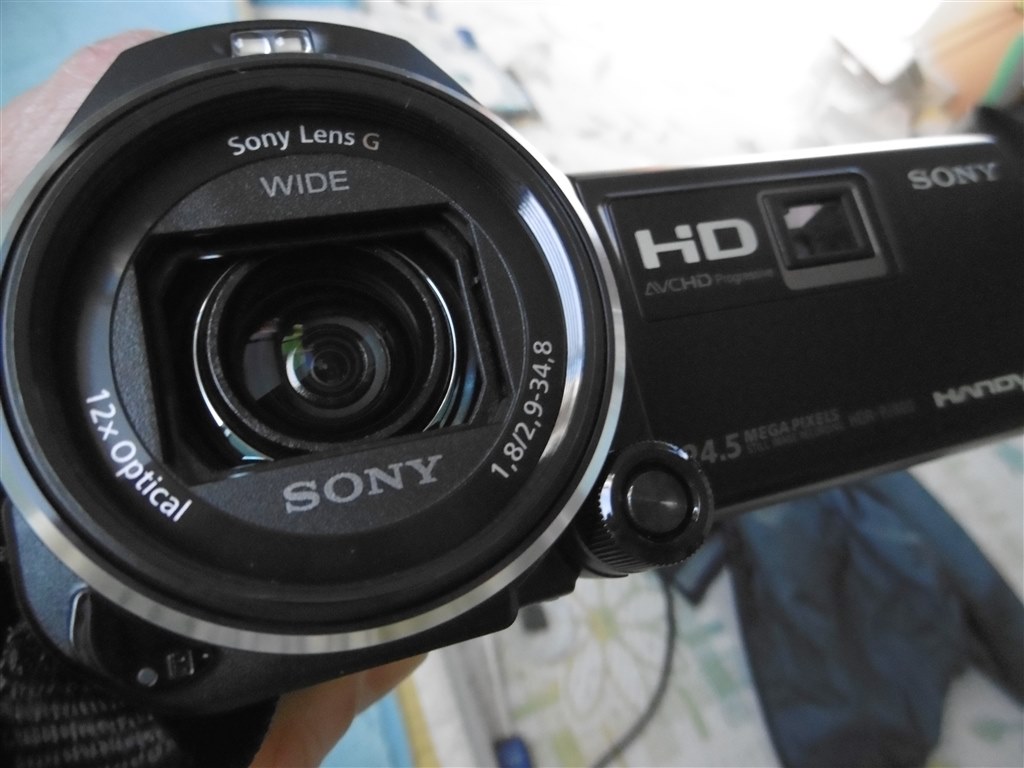 ハイビジョン ビデオカメラに買え換えました。』 SONY HDR-PJ800 (T