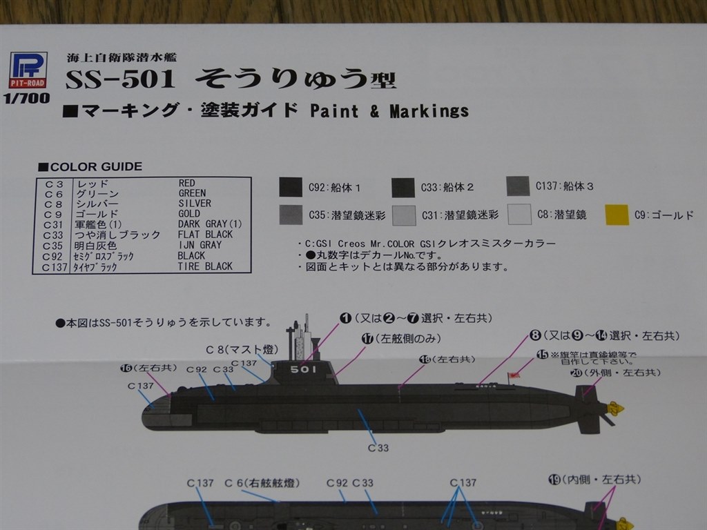 ウォーターラインモデル化 Ｘ舵の処理紹介』 ピットロード 1/700 海上自衛隊 潜水艦 そうりゅう型 2隻入 鐵屋さんのレビュー評価・評判 -  価格.com