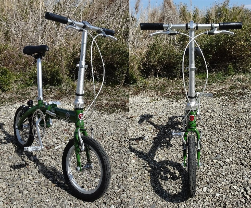 マニアのための折りたたみ自転車』 フィアット AL-FDB140 [Grass Green