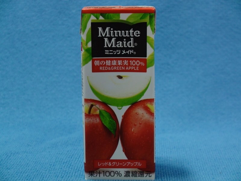 さっぱりとしたリンゴジュース』 日本コカコーラ ミニッツメイド