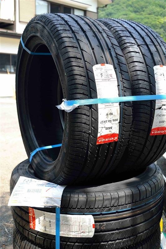 10年位前の国産コフォートタイヤレベルです Atr Sport Corsa 2233 205 50r17 93w Xl V100大好きさんのレビュー評価 評判 価格 Com