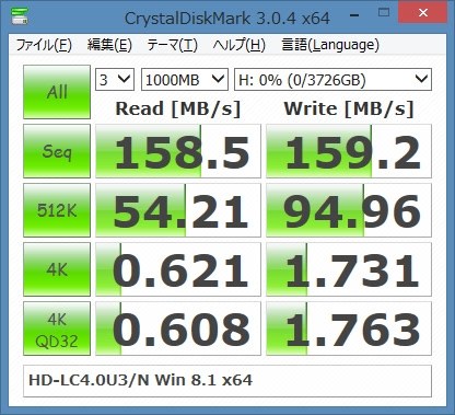初めての 4TB HDD』 バッファロー DriveStation HD-LC4.0U3/N ゆきむぎ