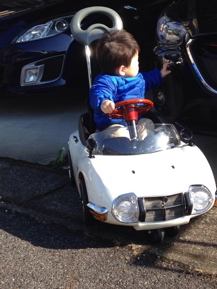 息子の愛車』 ミズタニ 押手付ペダルカー トヨタ2000GT TGT-HW