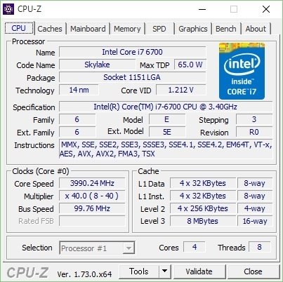 久々のCPUパワーアップ』 インテル Core i7 6700 BOX ベルメーゼさんの