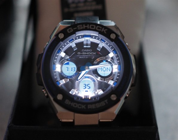 稼働品✨️GSHOCK 腕時計 電波ソーラー GST-W100D 楽天市場】カシオ Gショック GST-W100D-1A2JF G-STEEL 電波