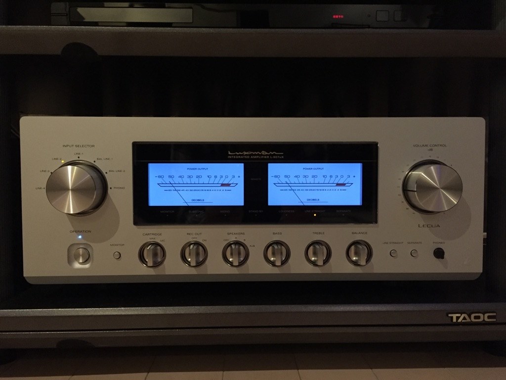 アキュのセパからのL-507uX』 LUXMAN L-507uX [ブラスターホワイト