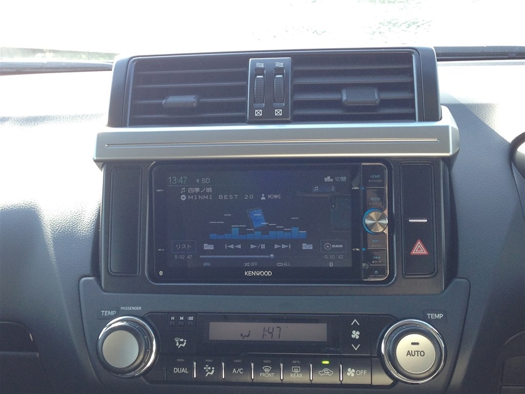 プラドTXディーゼルに取り付け』 ケンウッド 彩速ナビ MDV-Z702W ゆっ