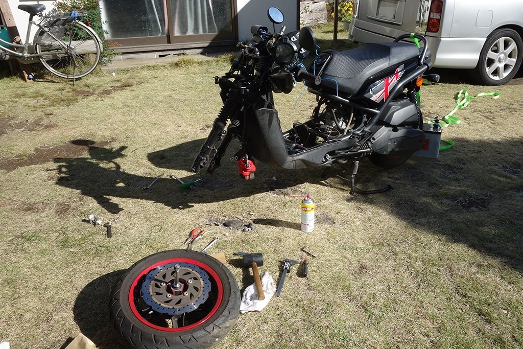 bw's125X 46P 1型縦目bws125 純正ホイール　前後セット imgrc0093950432.jpg