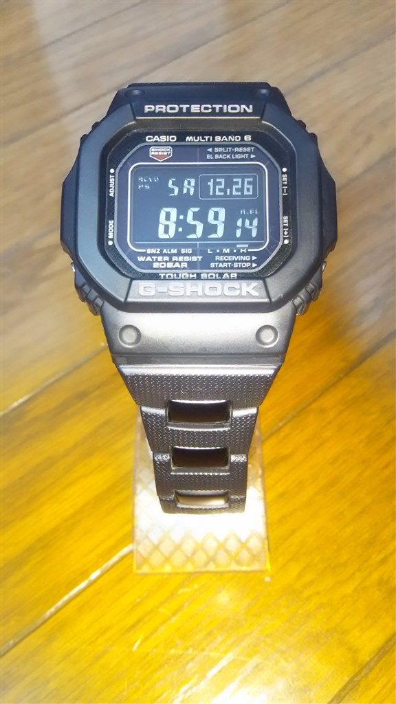 反転液晶は見にくくない！』 カシオ G-SHOCK マルチバンド 6 GW 