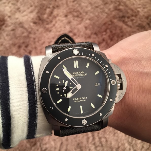 腕時計　パネライ　ルミノール1950 サブマーシブル3デイズ チタニオ